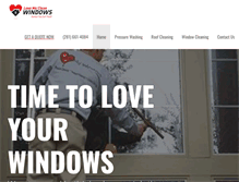 Tablet Screenshot of lovemywindows.net